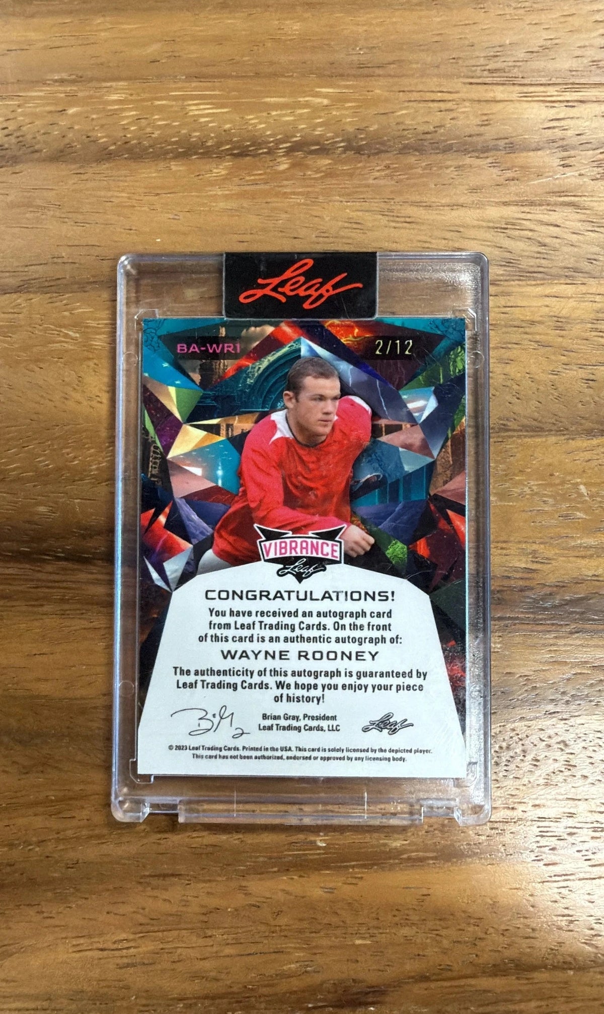 LEAF VIBRANCE WAYNE ROONEY AUTO /12