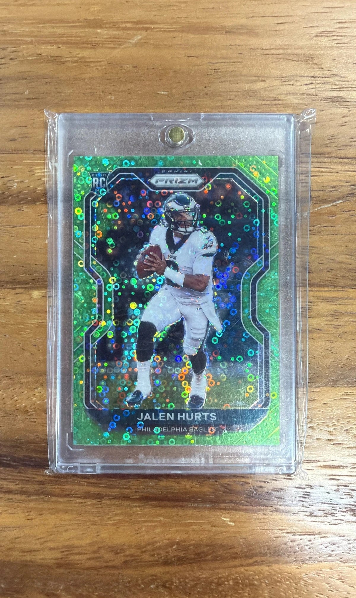2020 PRIZM JALEN HURTS NEON GREEN /5