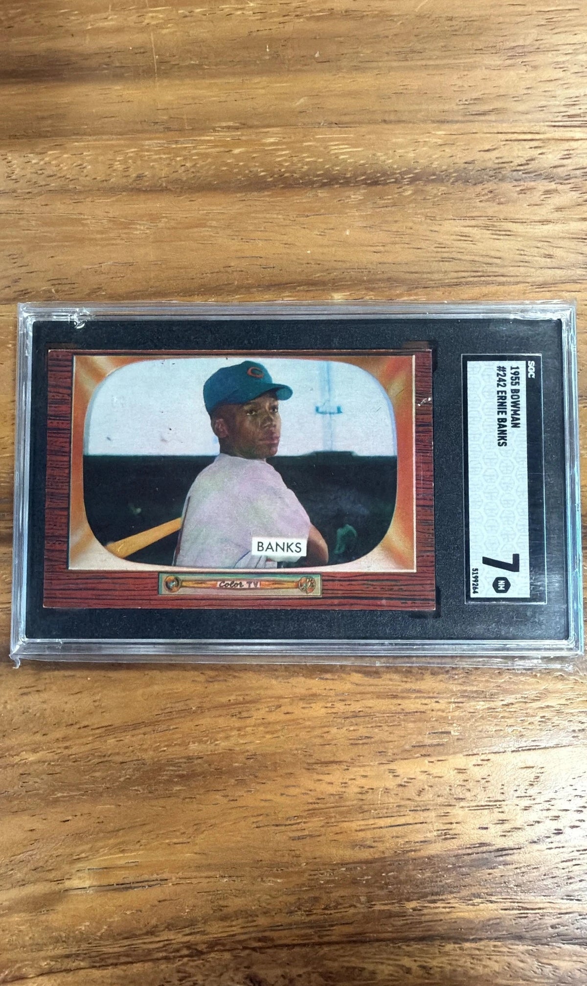 1955 Bowman Ernie Banks SGC 7
