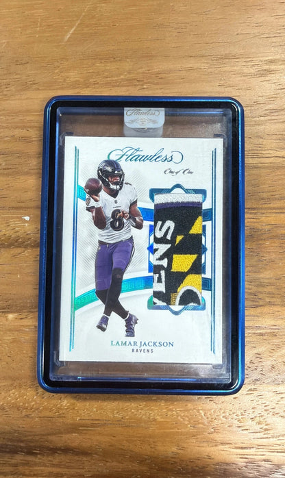 2022 FLAWLESS LAMAR JACKSON PATCH 1/1