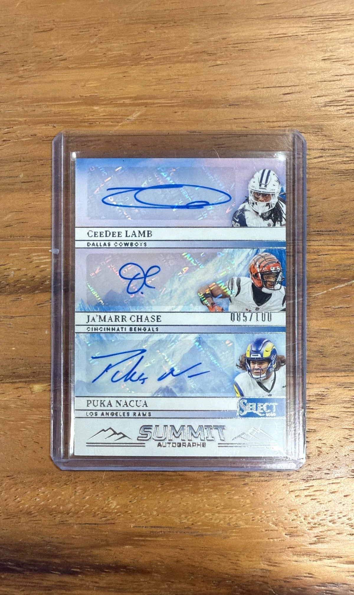 2025 SELECT CEEDEE LAMB/JAMARR CHASE/PUKA NACUA AUTO /100